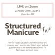 1 27 25  Structured Manicure TWO  Certification Class For Sale