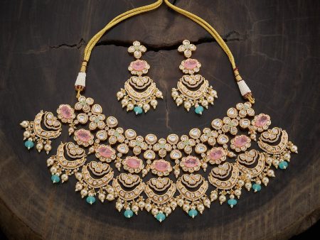 Kundan Necklace 164034 Cheap