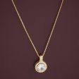 92.5 Silver Pendant with Chain  182965 For Discount