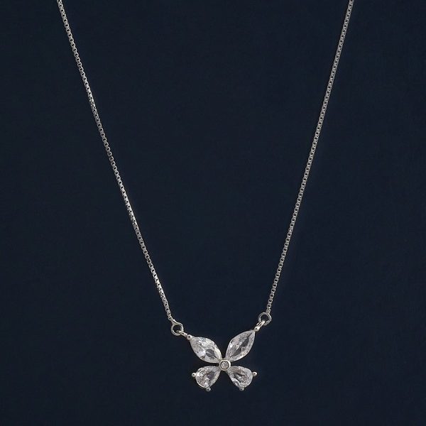 92.5 Silver Necklace 183299 Online now