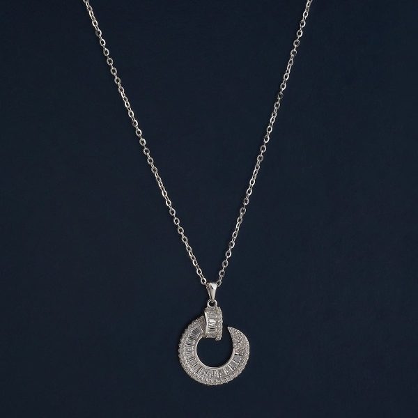 92.5 Silver Pendant with Chain  183164 Online Sale