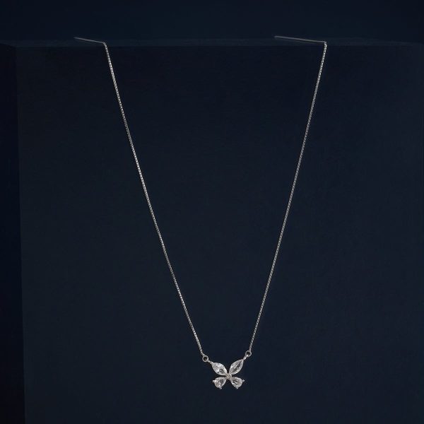 92.5 Silver Necklace 183299 Online now