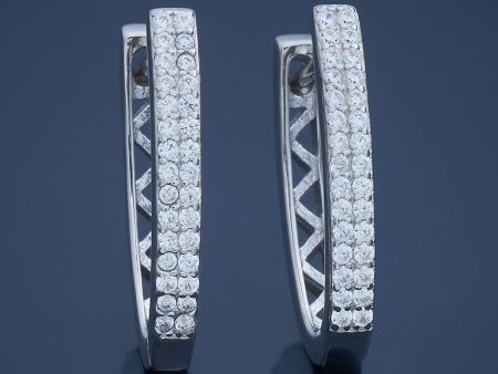 92.5 Silver Earring 180913 For Discount