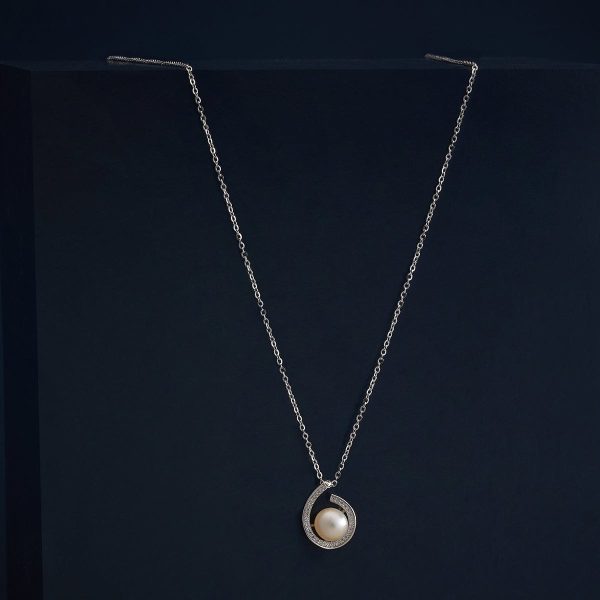 92.5 Silver Pendant with Chain  183126 Supply