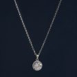 92.5 Silver Pendant with Chain  183206 For Sale