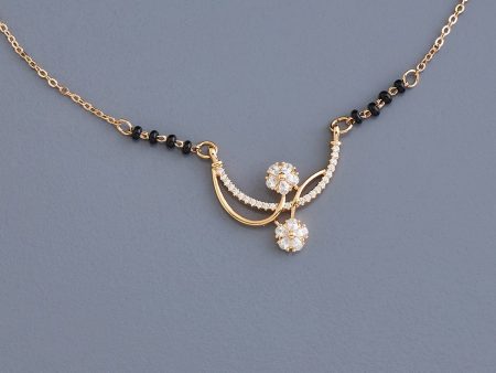 Zircon Mangalsutra 172988 For Cheap