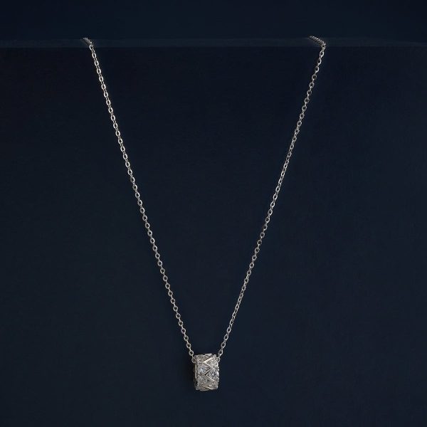 92.5 Silver Pendant with Chain  183158 Online