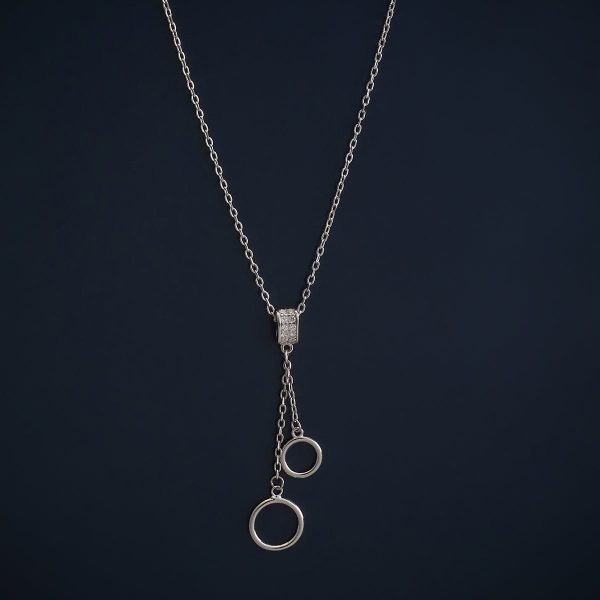 92.5 Silver Pendant with Chain  182972 on Sale