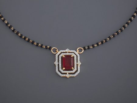 Zircon Mangalsutra 178538 For Cheap