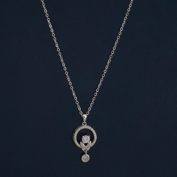 92.5 Silver Pendant with Chain  183172 Discount