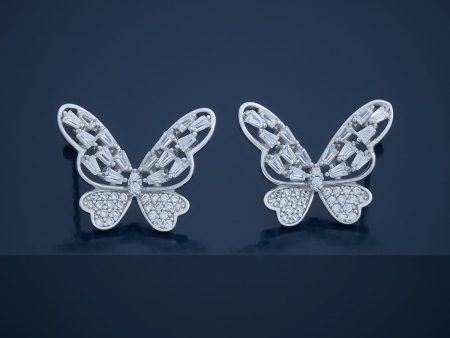 92.5 Silver Earring 180762 For Cheap