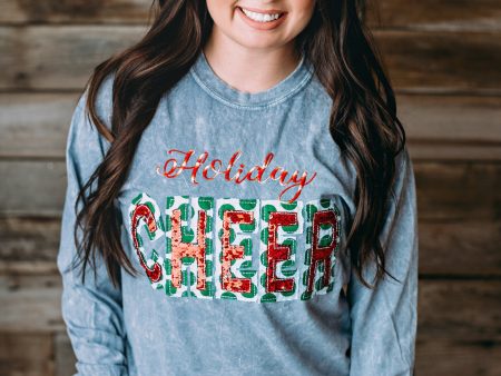 Holiday CHEER Double Stacked Shirt - 2021 For Sale